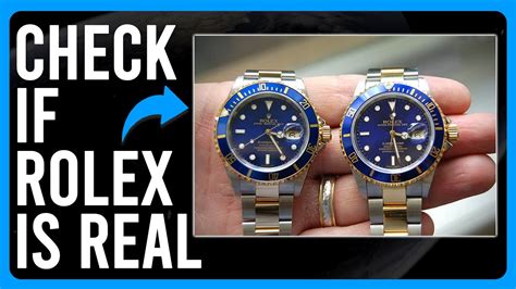 how do you know if rolex watch is real|how to tell genuine rolex.